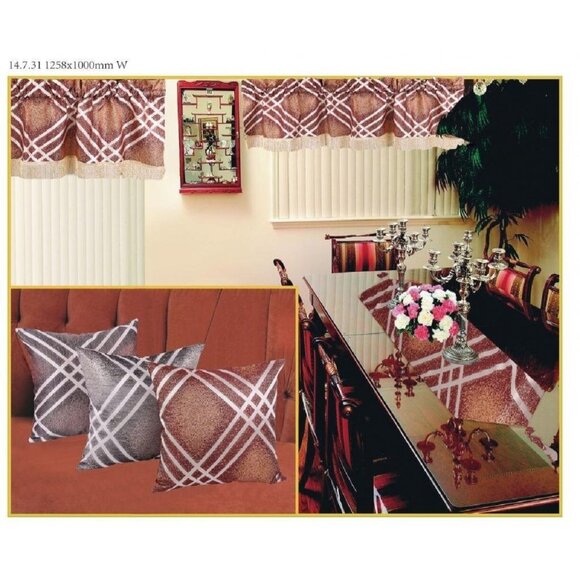 Pillow Cover Fortune Damask Design 18" X 18" Decorative Cushion Cover Burgundy - Picture 2 of 2